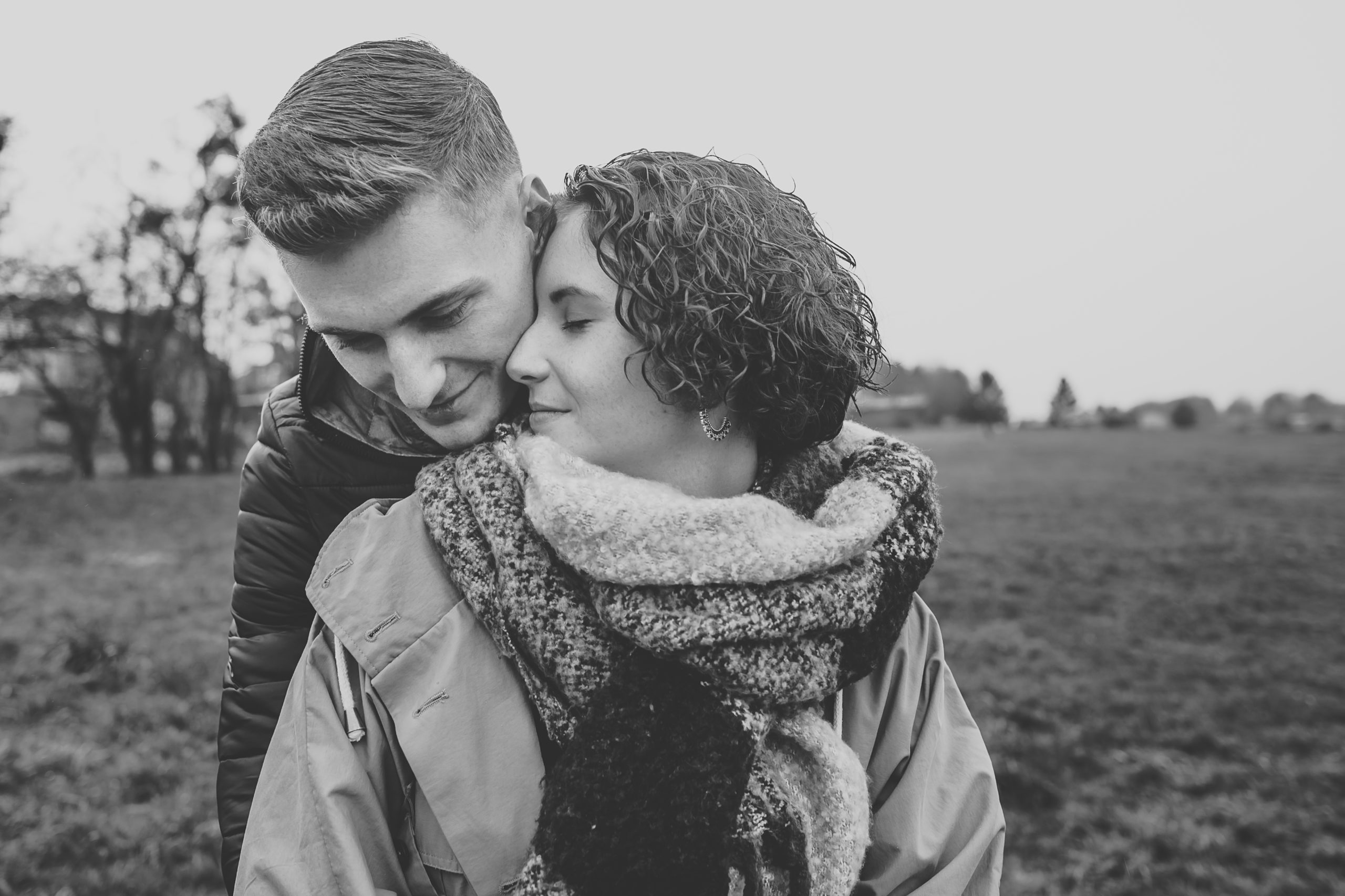 photo couple amoureux noir et blanc homeostasie photographie Liège