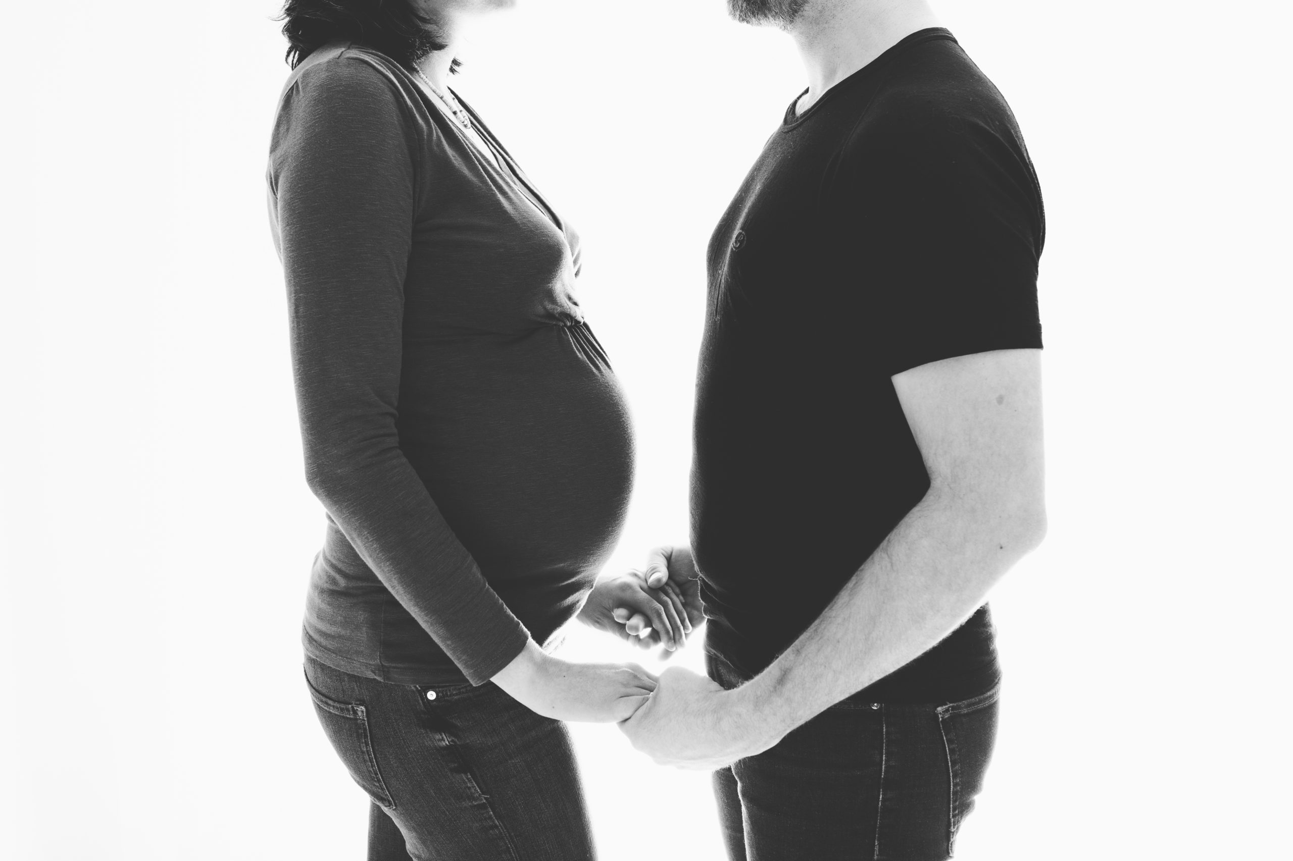 photo grossesse Liège studio couple