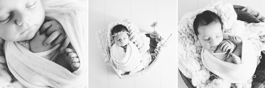 photo noiretblanc nouveau-né bébé Liège studio homeostasie photographie